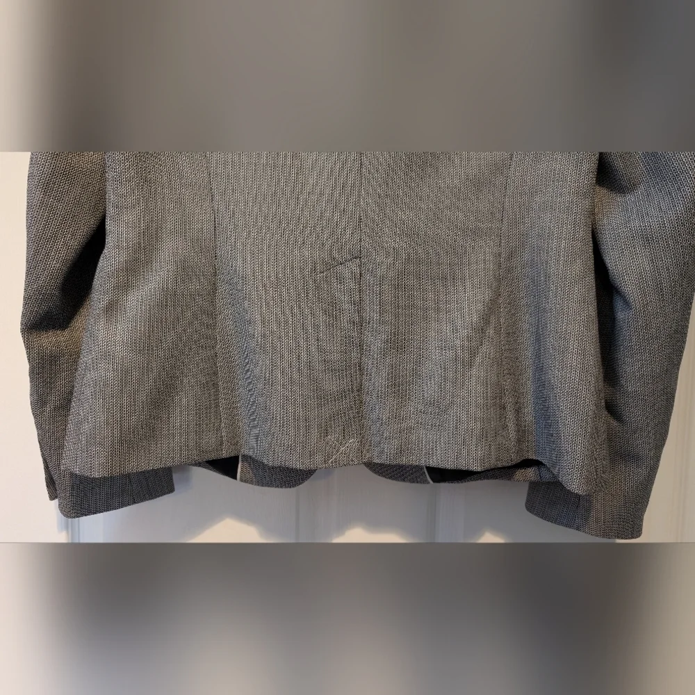 Talbots NWT $219 Women's Gray Wool Polyester Blend Blazer Size 6 NEW!